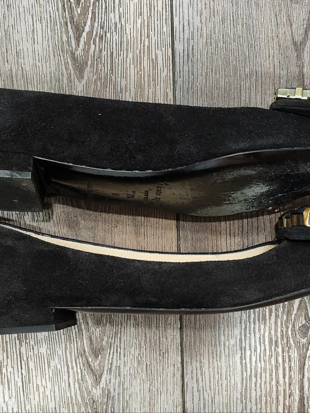 Kate Spade Suede Ebellished Flat, 7.5